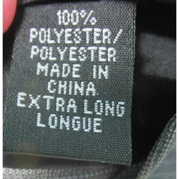 VAN HEUSEN Men's Necktie Gray Diagonal Stripe Extra Long ~ NEW with Tags - Picture 5 of 5